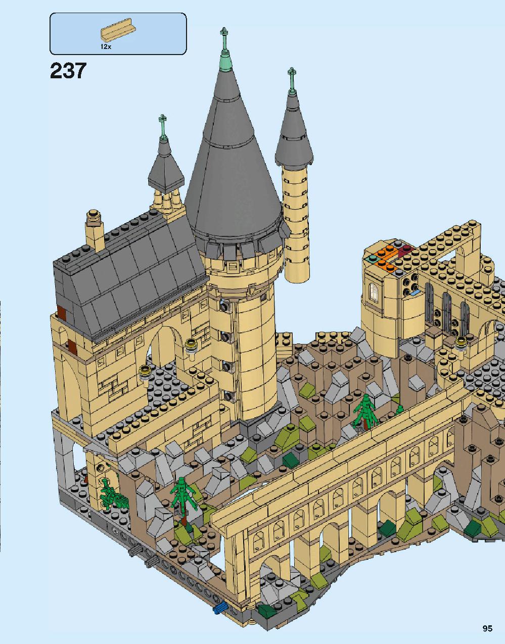 Hogwarts Castle 71043 LEGO information LEGO instructions 95 page