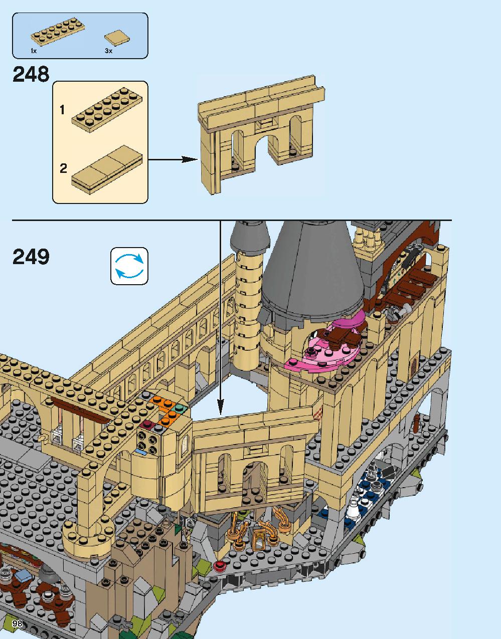 Hogwarts Castle 71043 LEGO information LEGO instructions 98 page