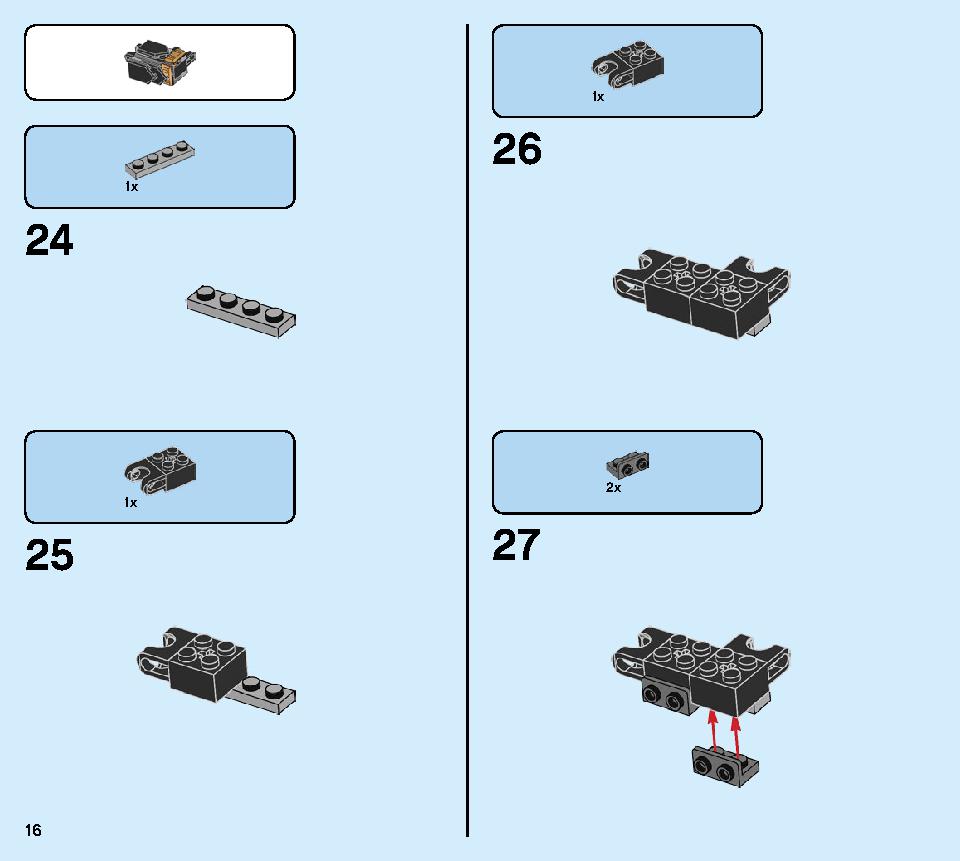 Thunder Raider 71699 LEGO information LEGO instructions 16 page