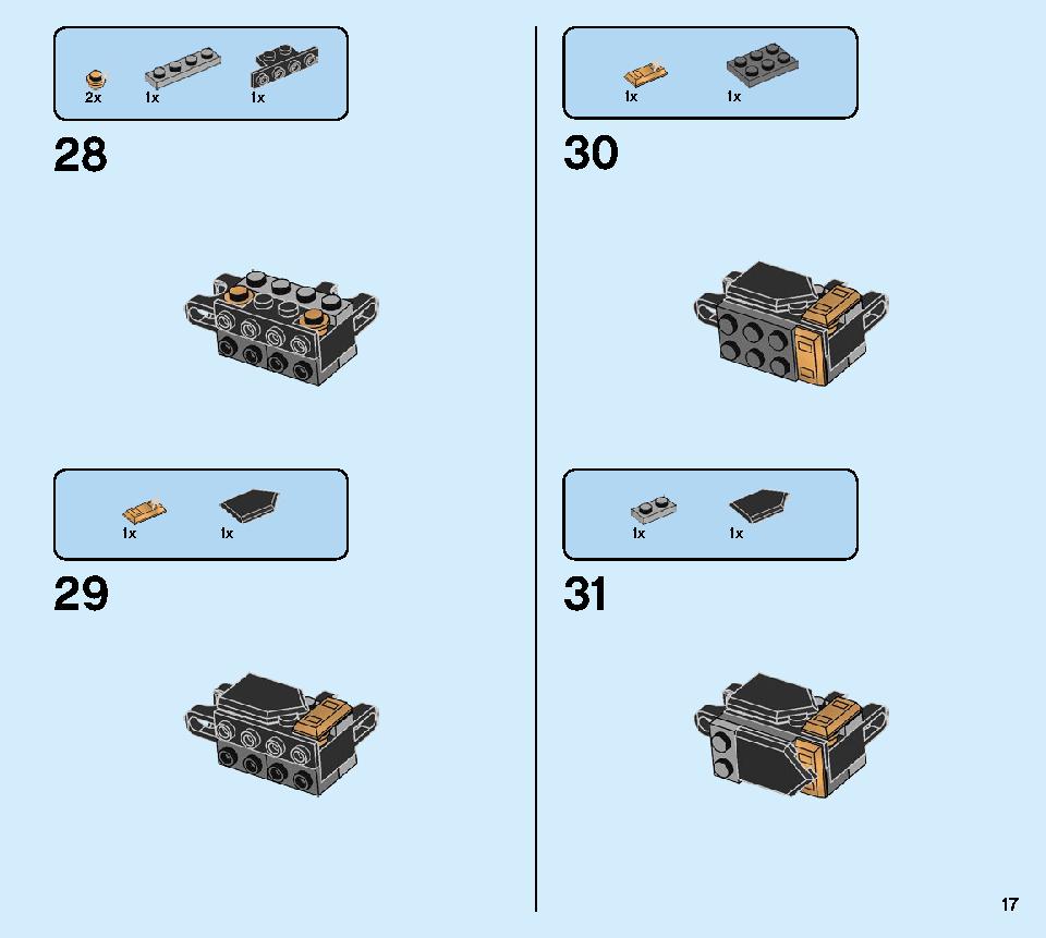 Thunder Raider 71699 LEGO information LEGO instructions 17 page