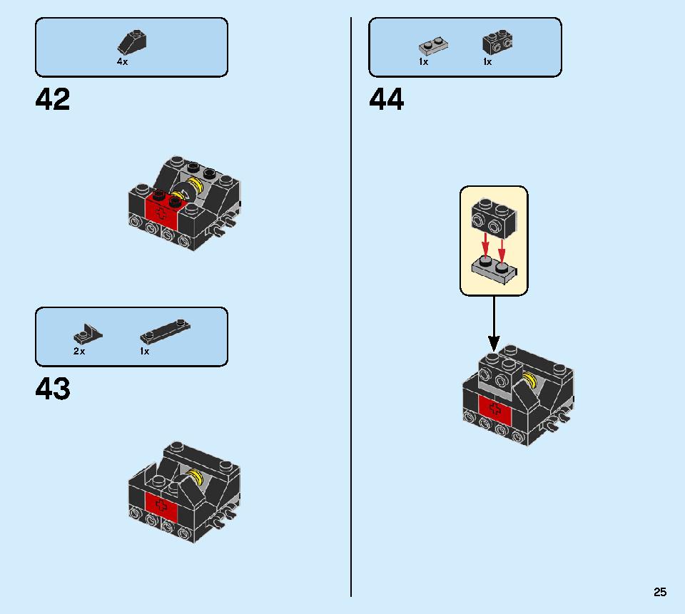 Thunder Raider 71699 LEGO information LEGO instructions 25 page