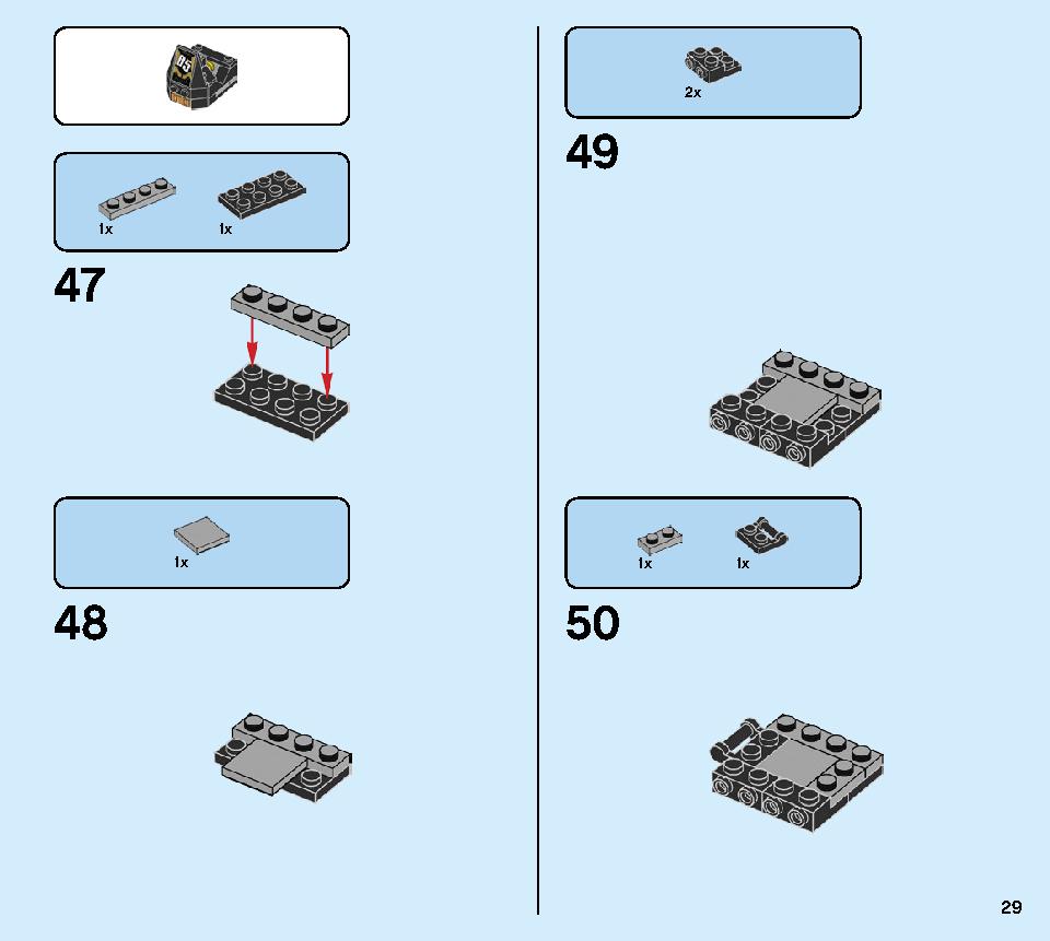 Thunder Raider 71699 LEGO information LEGO instructions 29 page