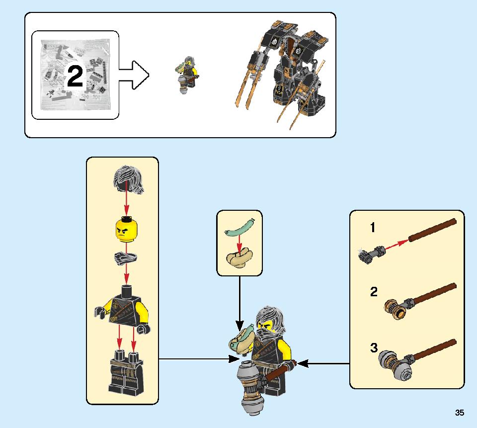 サンダー・レーダー Z 71699 レゴの商品情報 レゴの説明書・組立方法 35 page