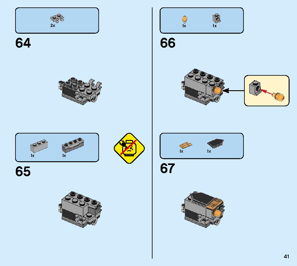 Thunder Raider 71699 LEGO information LEGO instructions 41 page
