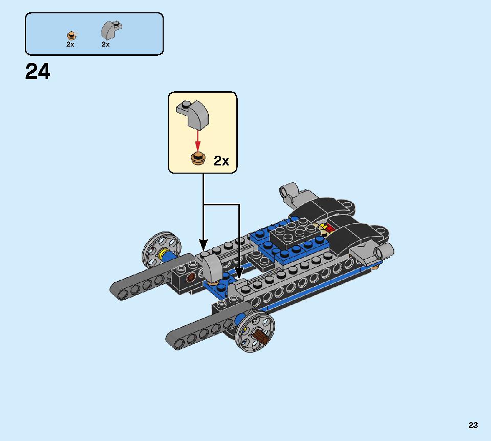 Thunder Raider 71699 LEGO information LEGO instructions 23 page