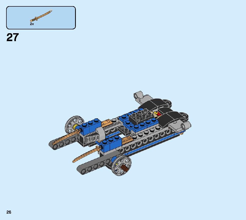 Thunder Raider 71699 LEGO information LEGO instructions 26 page