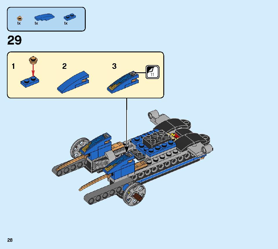 Thunder Raider 71699 LEGO information LEGO instructions 28 page