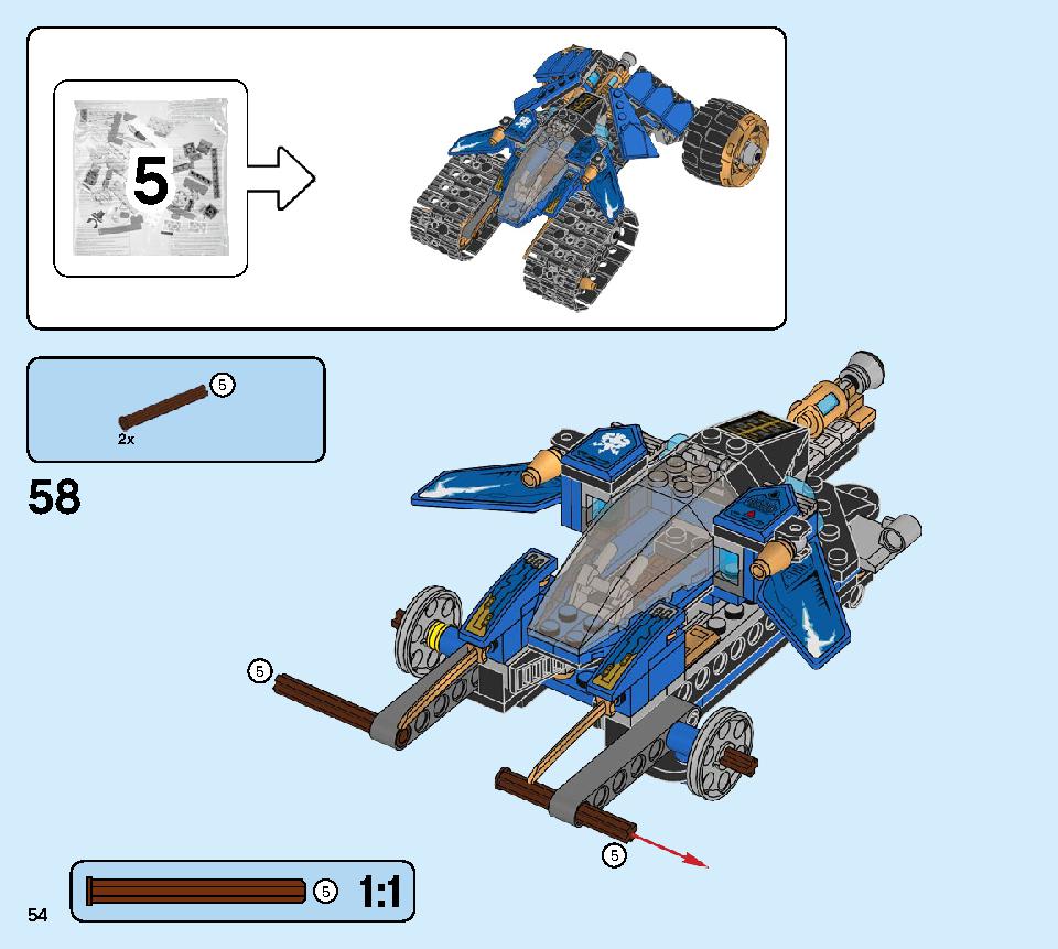Thunder Raider 71699 LEGO information LEGO instructions 54 page