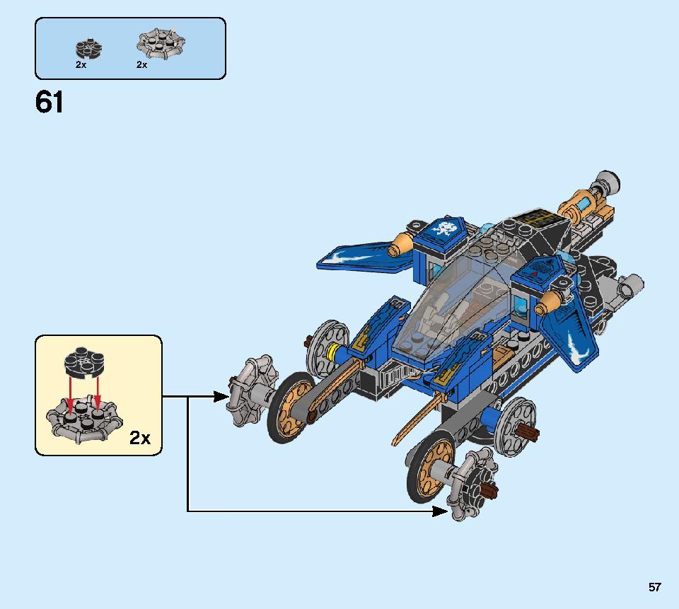 Thunder Raider 71699 LEGO information LEGO instructions 57 page