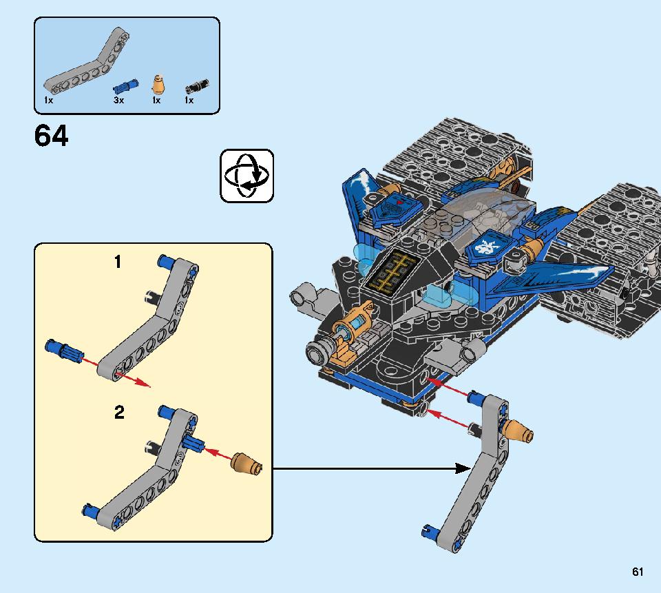 サンダー・レーダー Z 71699 レゴの商品情報 レゴの説明書・組立方法 61 page