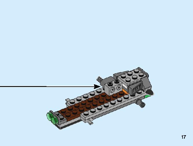 ジャングルレーサー Z 71700 レゴの商品情報 レゴの説明書・組立方法 17 page