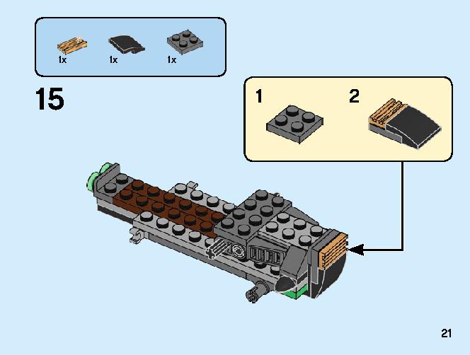 Jungle Raider 71700 LEGO information LEGO instructions 21 page