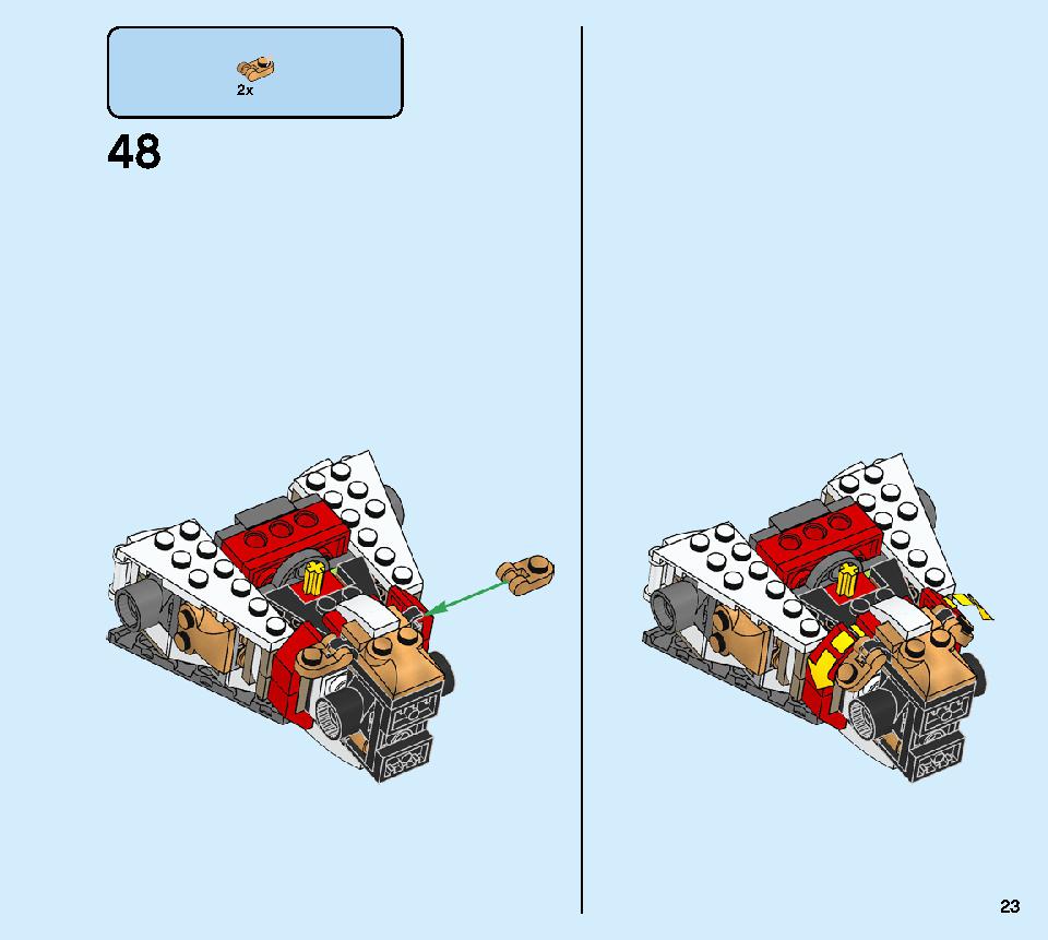 Golden Mech 71702 LEGO information LEGO instructions 23 page