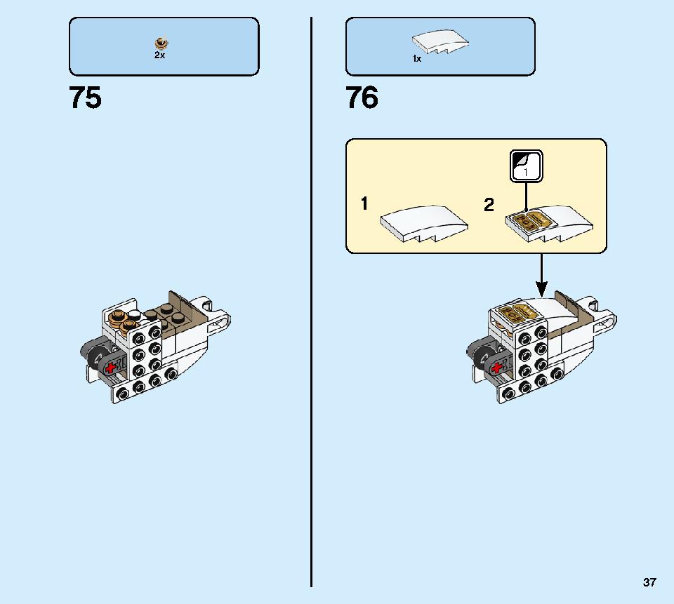 Golden Mech 71702 LEGO information LEGO instructions 37 page
