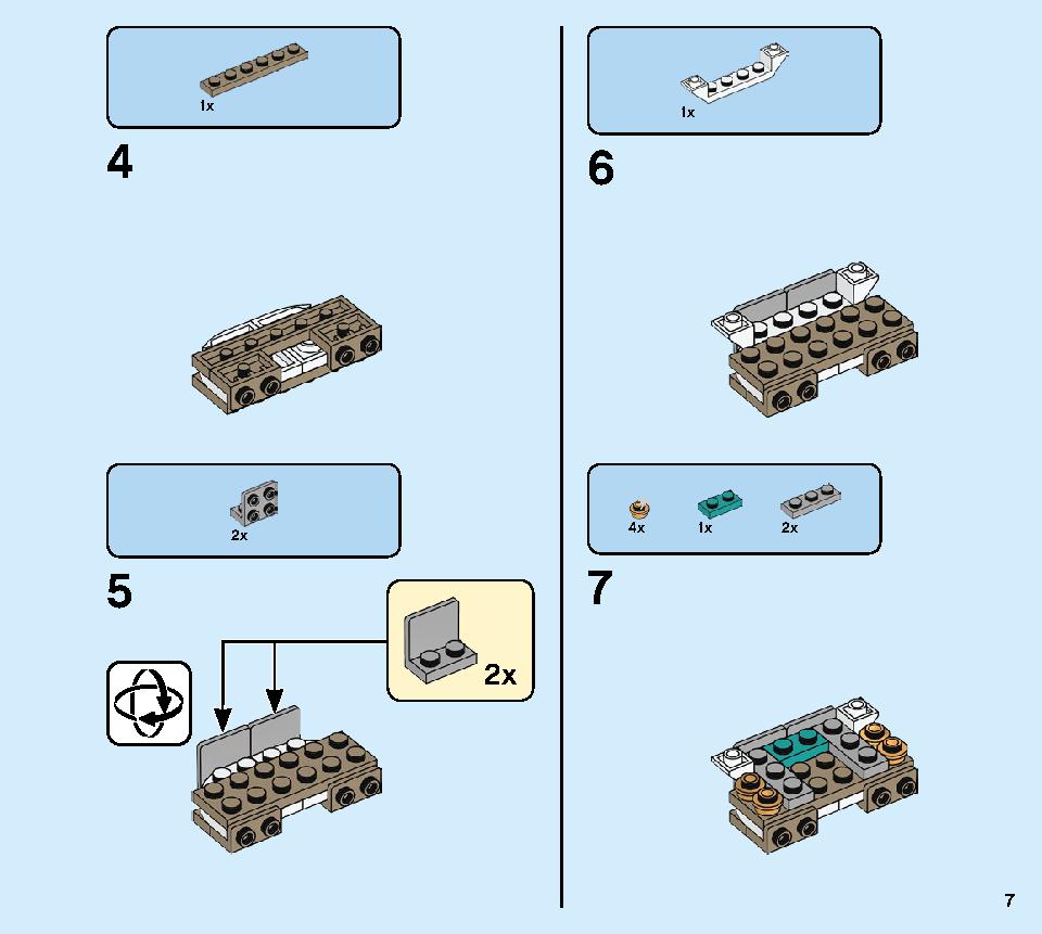 Golden Mech 71702 LEGO information LEGO instructions 7 page