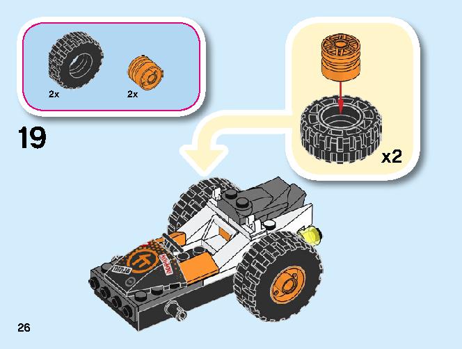 Cole's Speeder Car 71706 LEGO information LEGO instructions 26 page