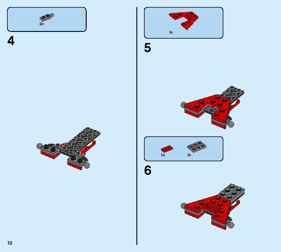 Kai's Mech Jet 71707 LEGO information LEGO instructions 10 page