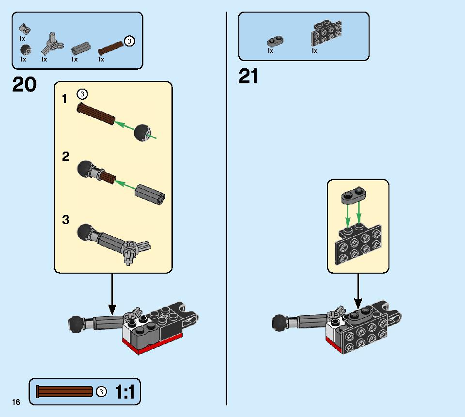 カイのトランスメカジェット 71707 レゴの商品情報 レゴの説明書・組立方法 16 page