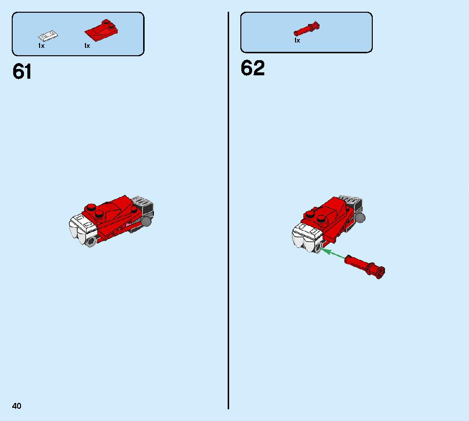 Kai's Mech Jet 71707 LEGO information LEGO instructions 40 page