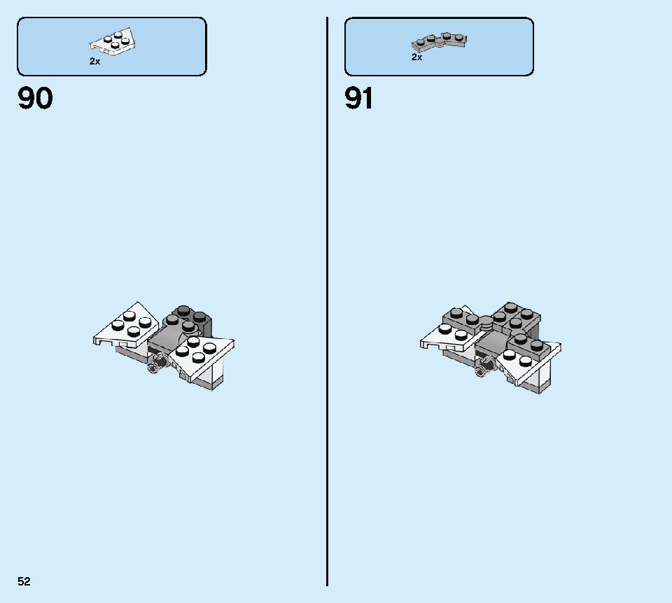 Kai's Mech Jet 71707 LEGO information LEGO instructions 52 page