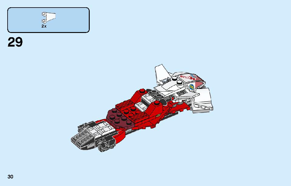 Kai's Mech Jet 71707 LEGO information LEGO instructions 30 page