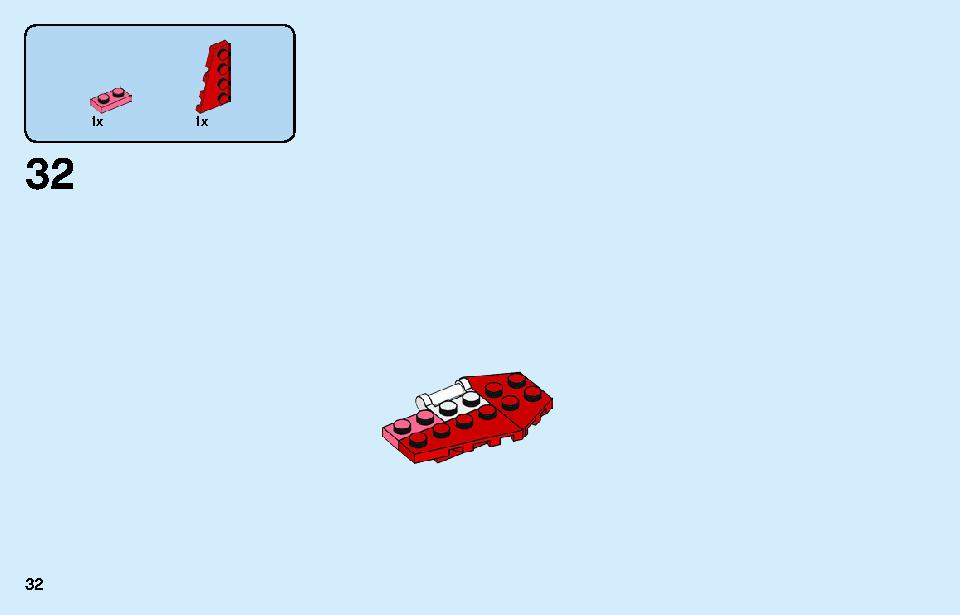 Kai's Mech Jet 71707 LEGO information LEGO instructions 32 page