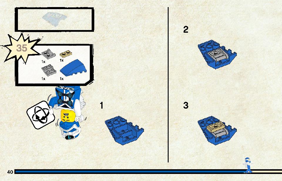 Jay and Lloyd's Velocity Racers 71709 LEGO information LEGO instructions 40 page