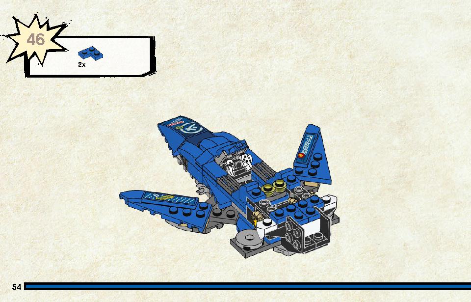 ニンジャデッドヒート 71709 レゴの商品情報 レゴの説明書・組立方法 54 page