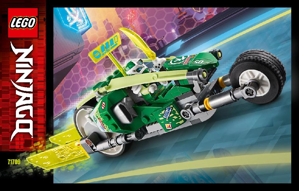 Jay and Lloyd's Velocity Racers 71709 LEGO information LEGO instructions 1 page