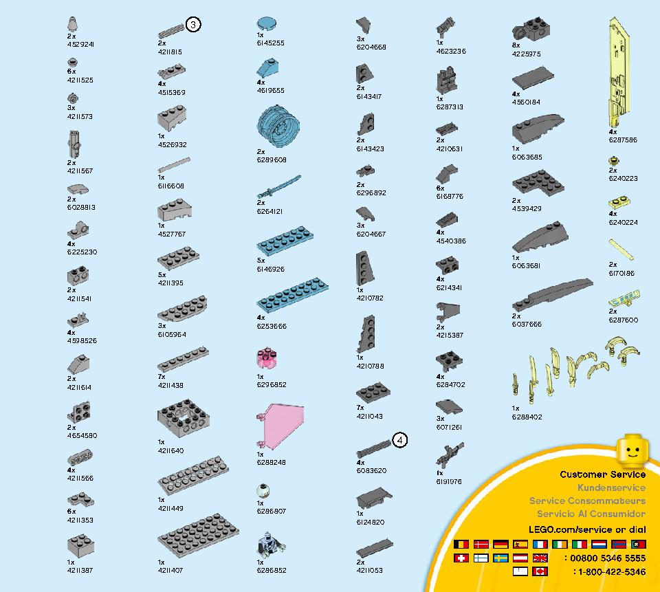 ニンジャテクノバスター 71710 レゴの商品情報 レゴの説明書・組立方法 107 page