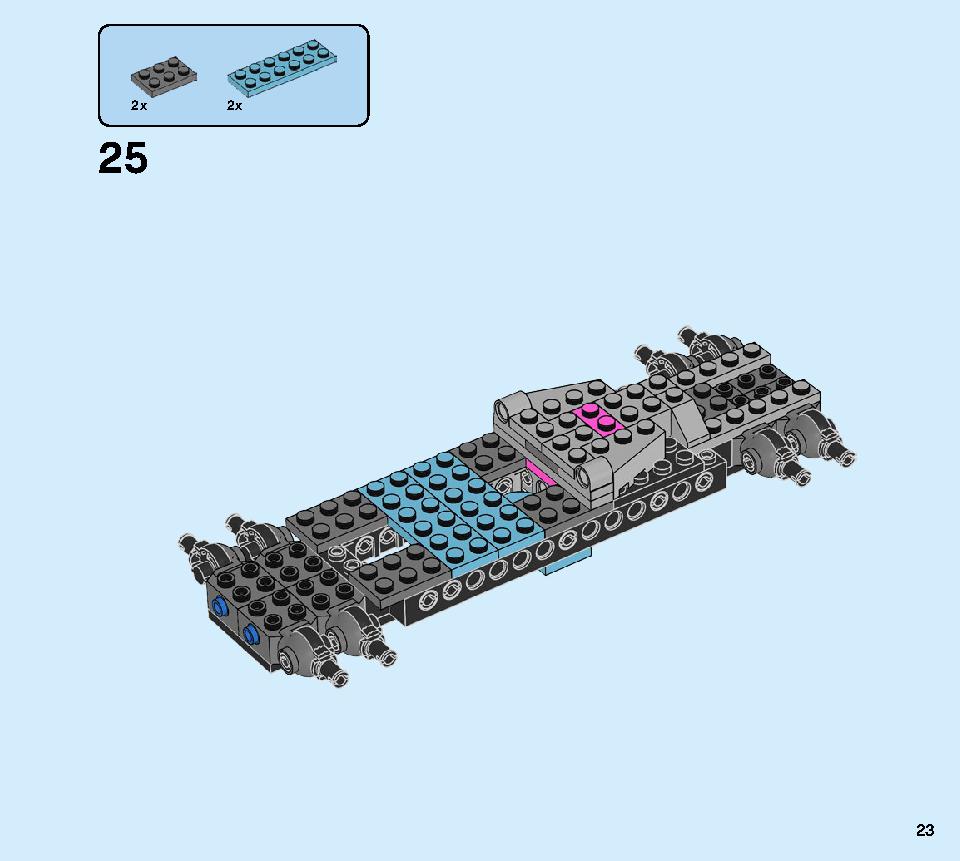 ニンジャテクノバスター 71710 レゴの商品情報 レゴの説明書・組立方法 23 page