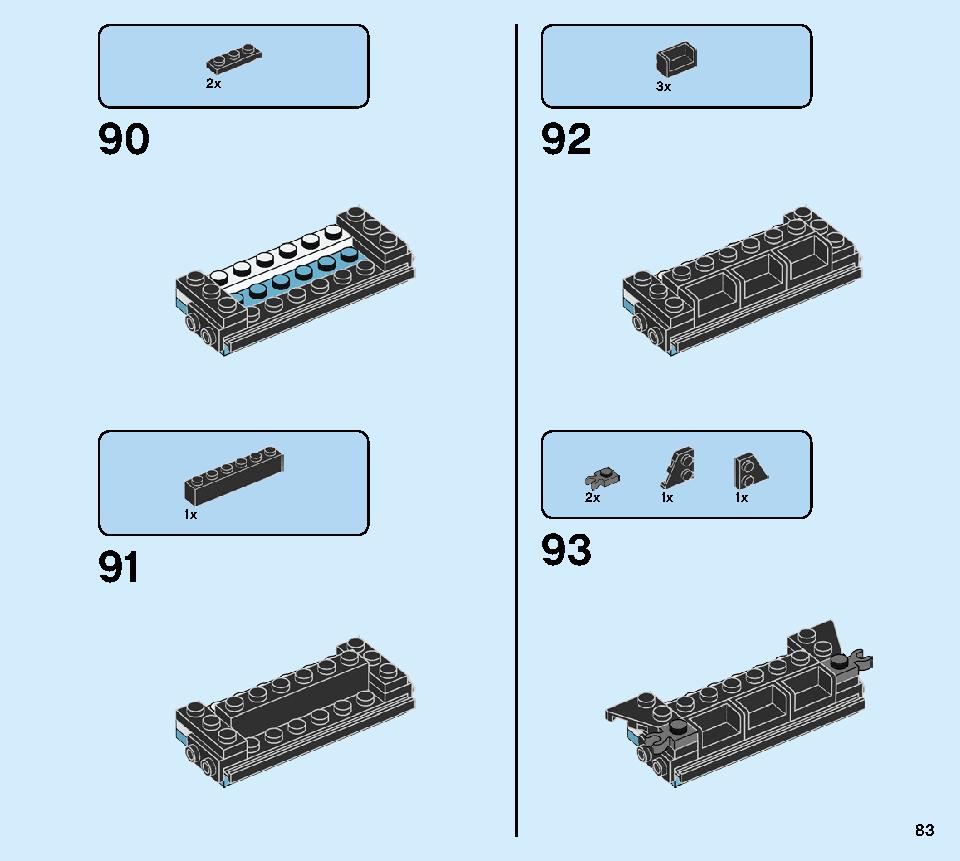 ニンジャテクノバスター 71710 レゴの商品情報 レゴの説明書・組立方法 83 page