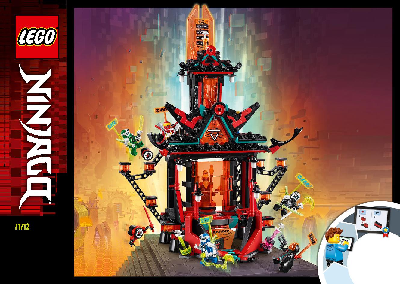 Empire Temple of Madness 71712 LEGO information LEGO instructions 1 page