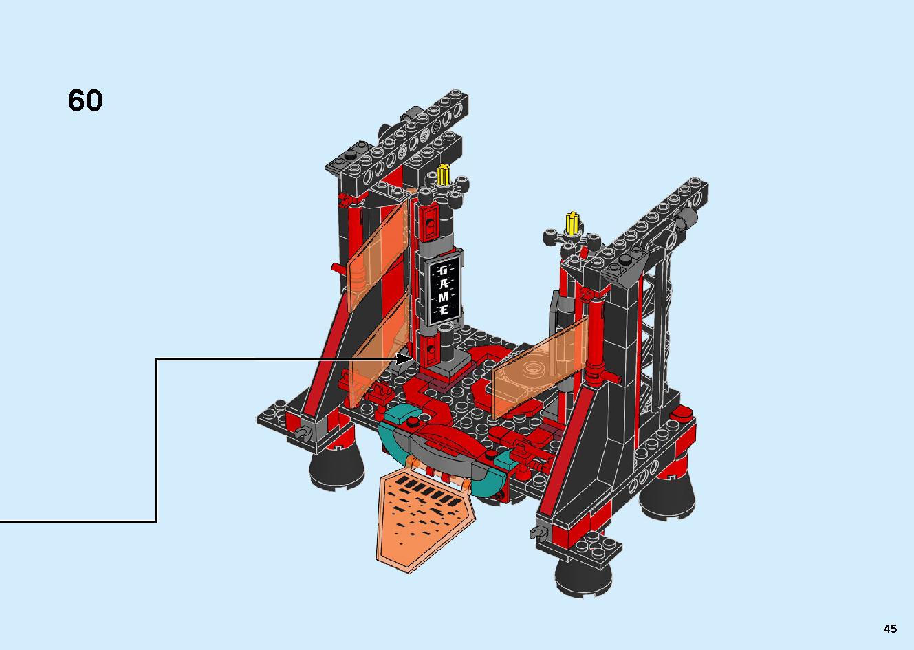 マッドキング神殿 71712 レゴの商品情報 レゴの説明書・組立方法 45 page