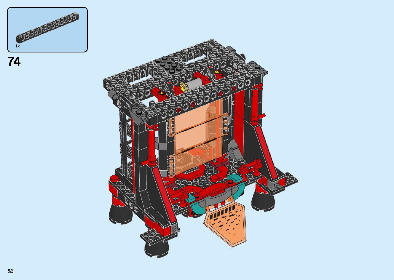 マッドキング神殿 71712 レゴの商品情報 レゴの説明書・組立方法 52 page