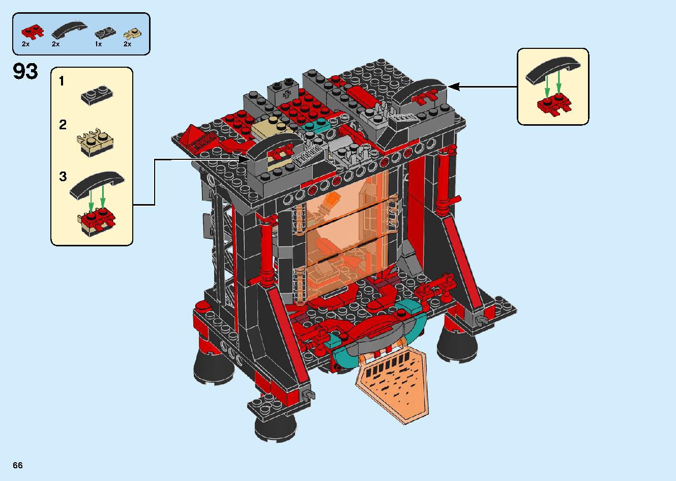 マッドキング神殿 71712 レゴの商品情報 レゴの説明書・組立方法 66 page