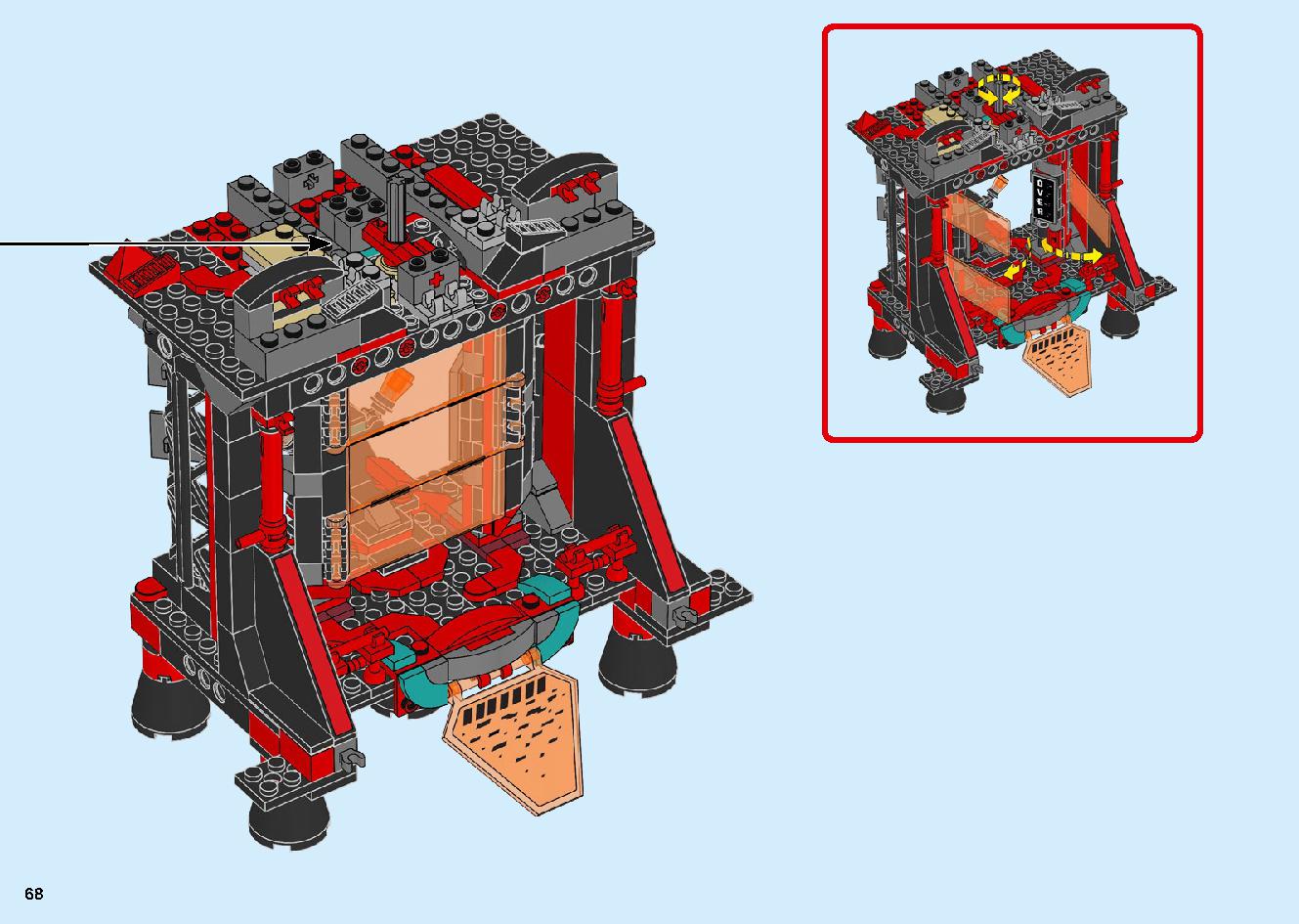 マッドキング神殿 71712 レゴの商品情報 レゴの説明書・組立方法 68 page