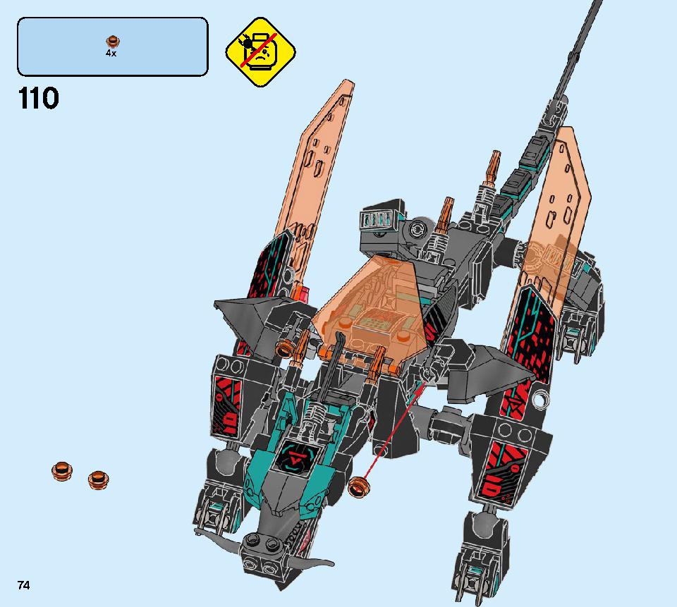 Empire Dragon 71713 LEGO information LEGO instructions 74 page