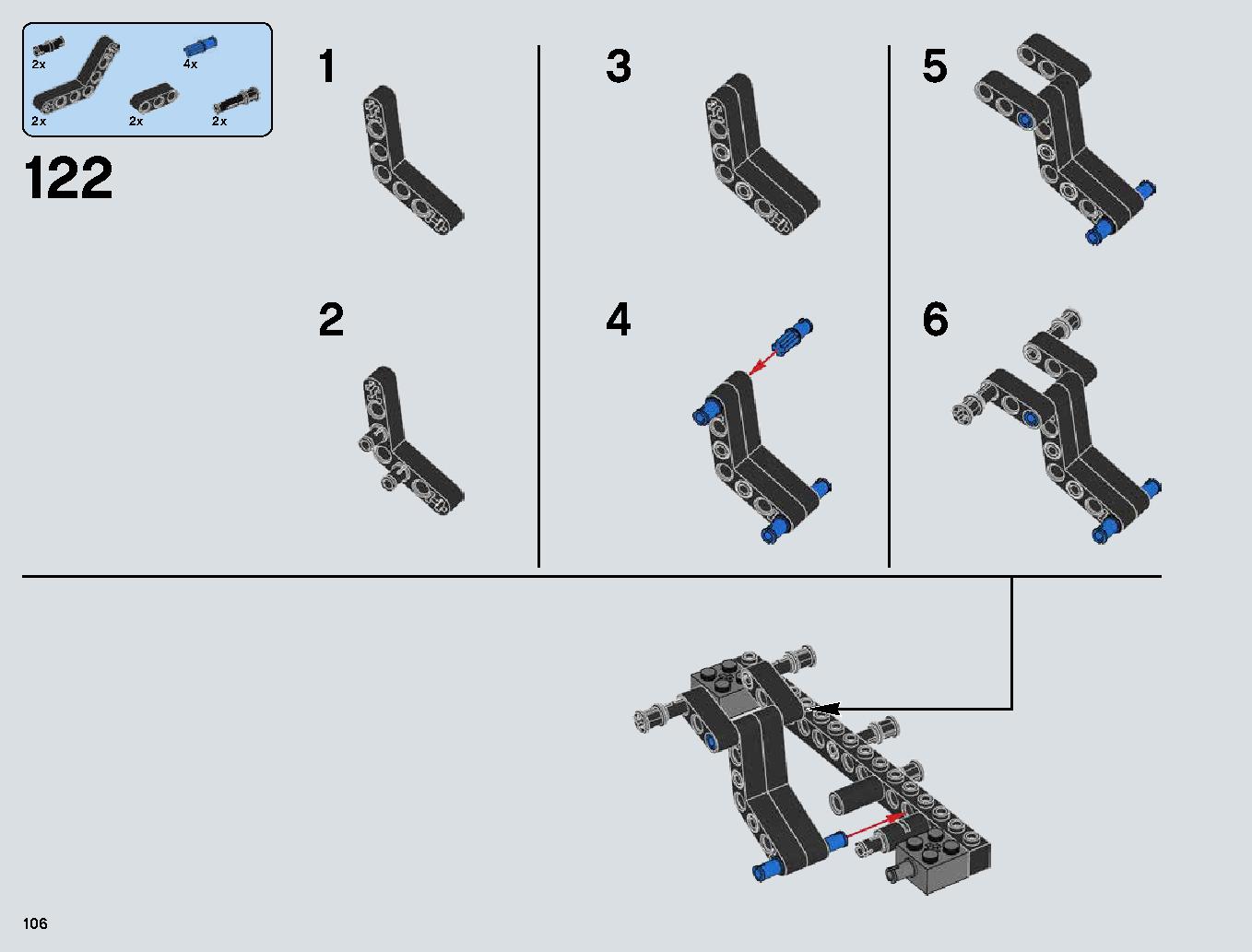 Snowspeeder 75144 LEGO information LEGO instructions 106 page