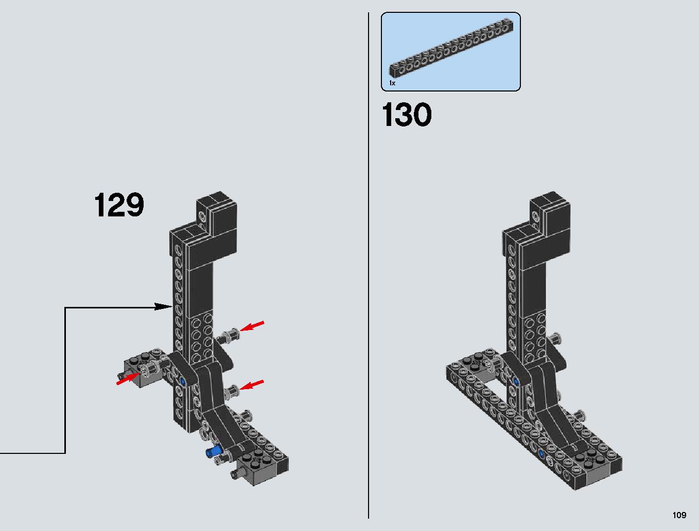 Snowspeeder 75144 LEGO information LEGO instructions 109 page