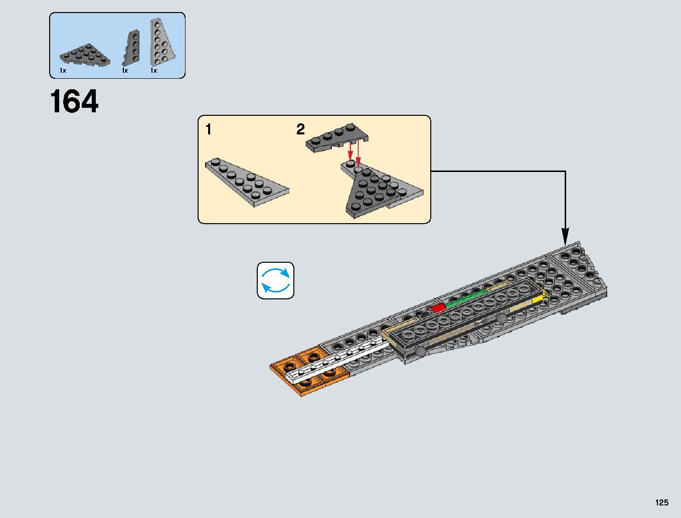 Snowspeeder 75144 レゴの商品情報 レゴの説明書・組立方法 125 page