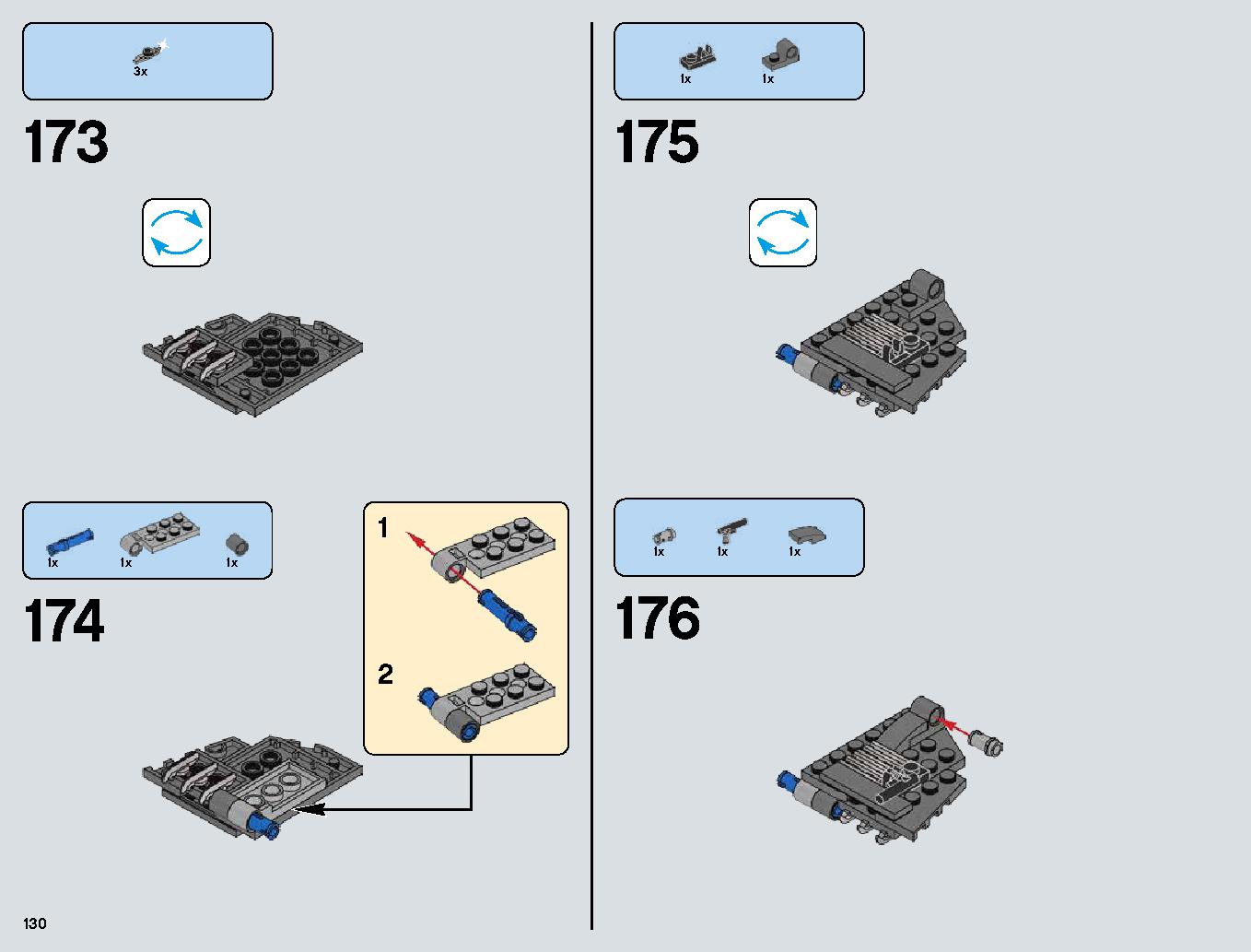 Snowspeeder 75144 レゴの商品情報 レゴの説明書・組立方法 130 page