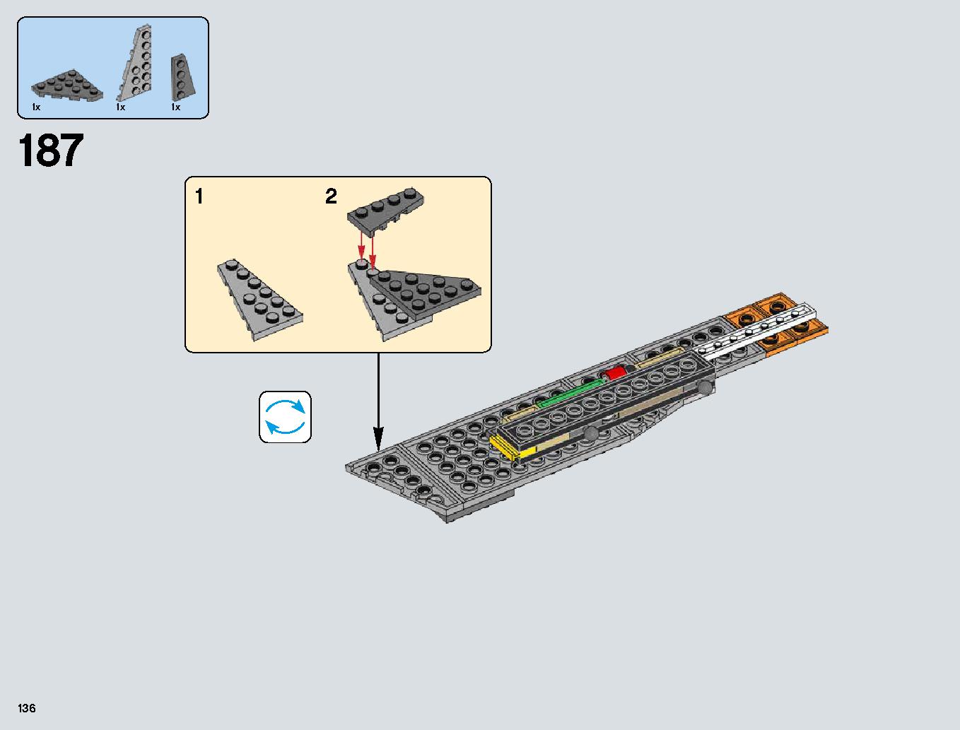 Snowspeeder 75144 レゴの商品情報 レゴの説明書・組立方法 136 page