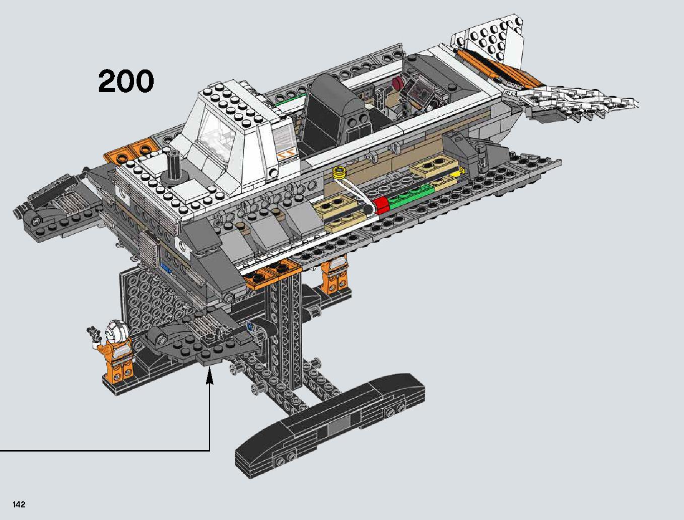 Snowspeeder 75144 LEGO information LEGO instructions 142 page