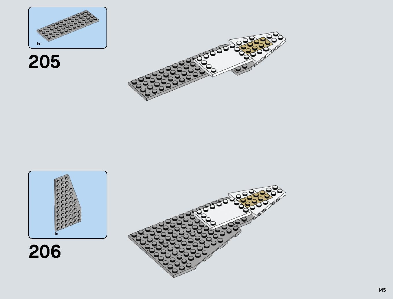 Snowspeeder 75144 レゴの商品情報 レゴの説明書・組立方法 145 page