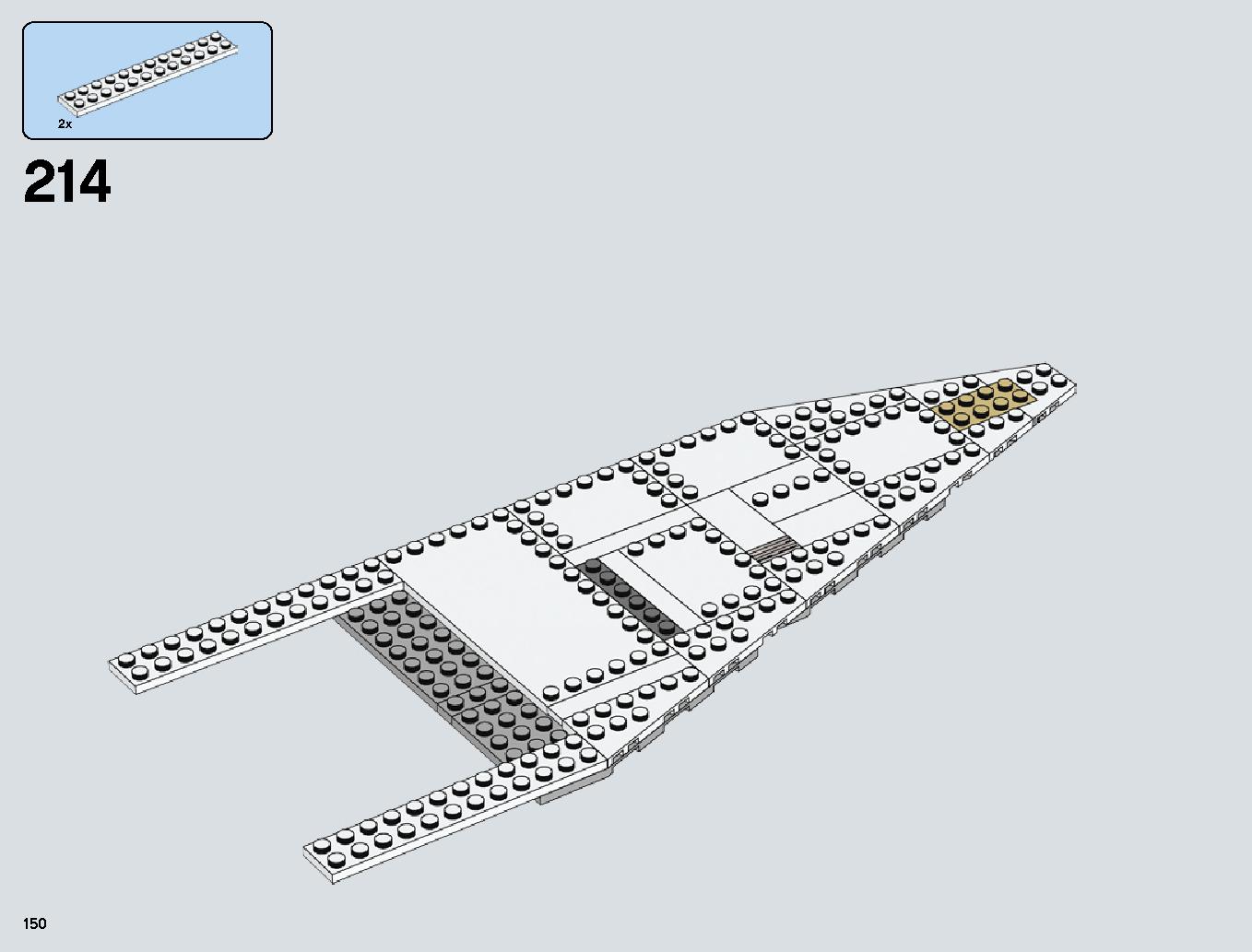 Snowspeeder 75144 レゴの商品情報 レゴの説明書・組立方法 150 page