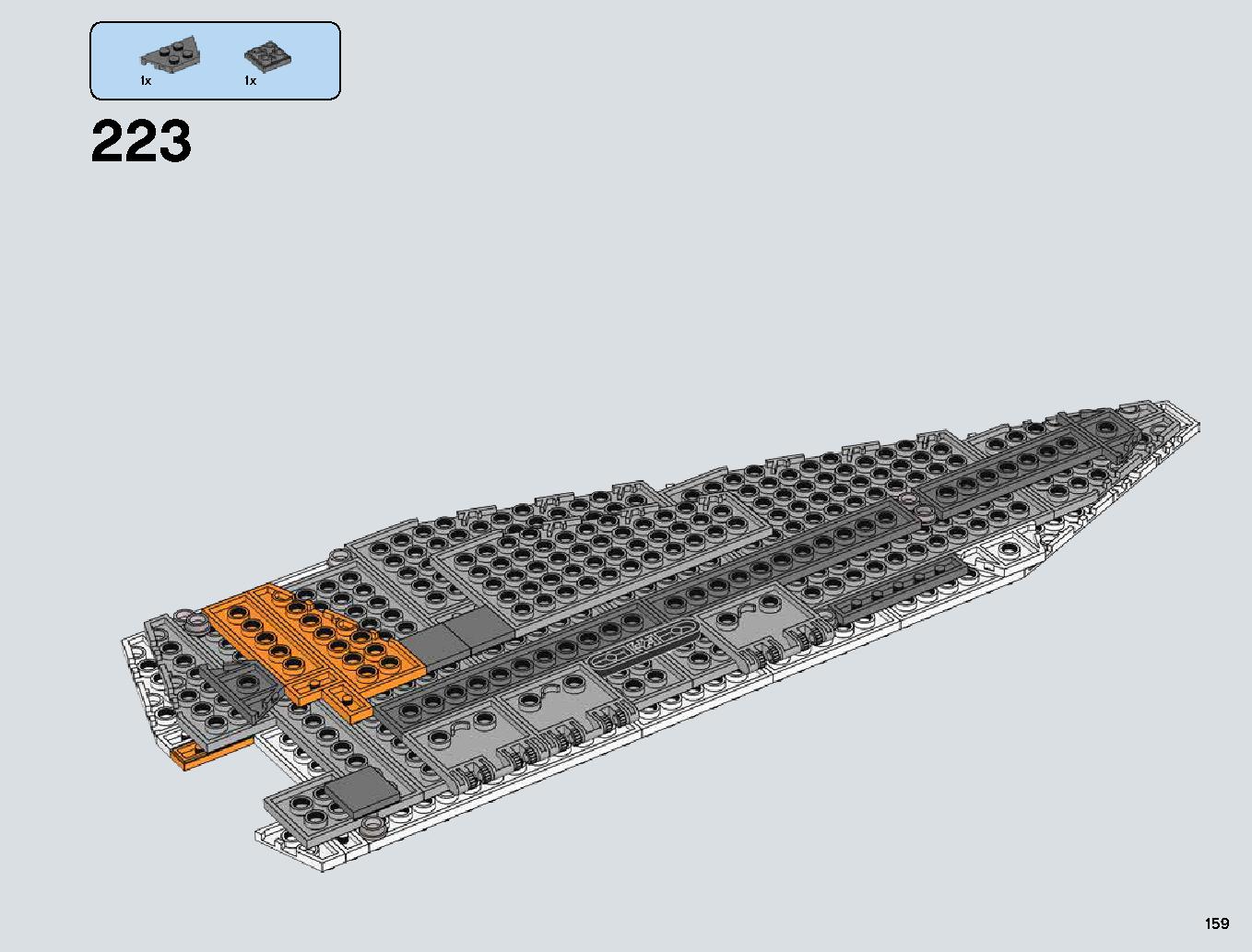 Snowspeeder 75144 LEGO information LEGO instructions 159 page