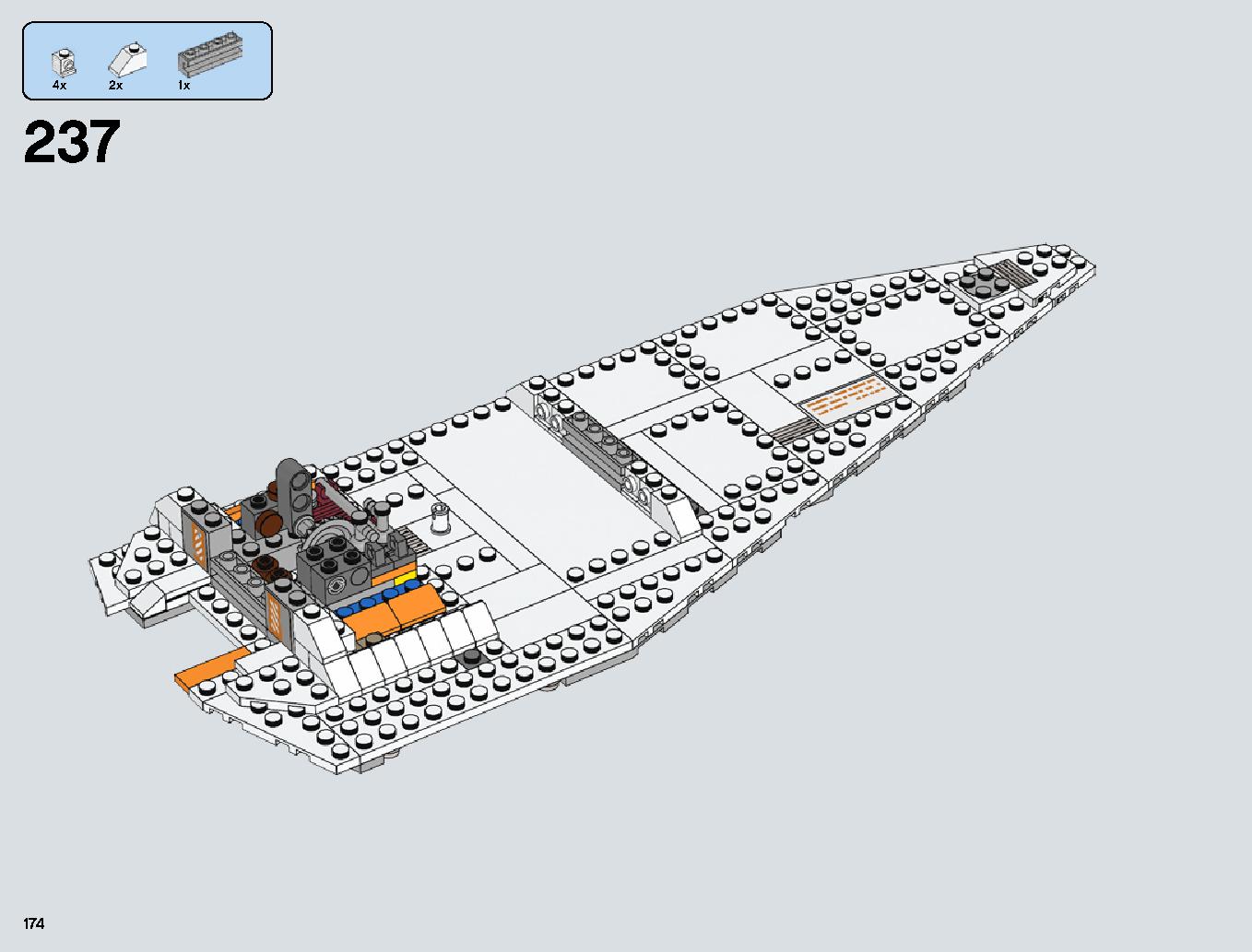 Snowspeeder 75144 LEGO information LEGO instructions 174 page