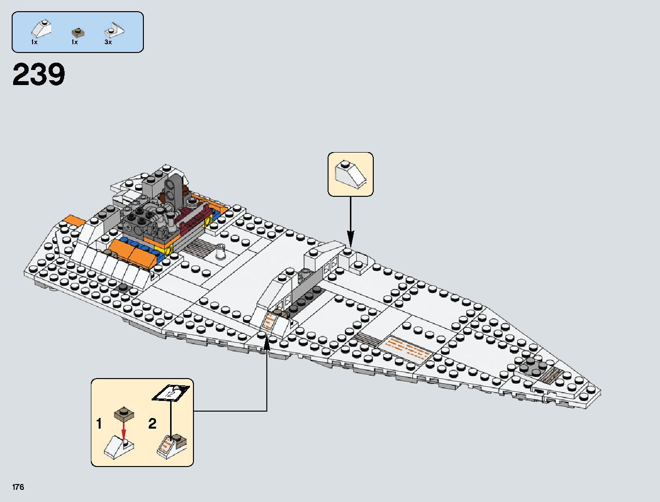Snowspeeder 75144 レゴの商品情報 レゴの説明書・組立方法 176 page