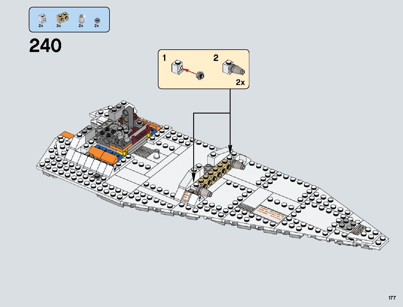 Snowspeeder 75144 LEGO information LEGO instructions 177 page